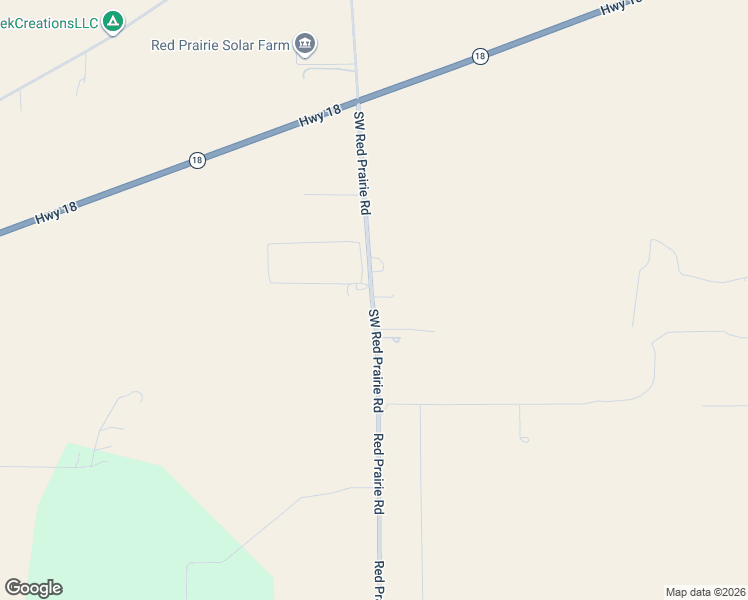 map of restaurants, bars, coffee shops, grocery stores, and more near 25040 Red Prairie Road in Sheridan