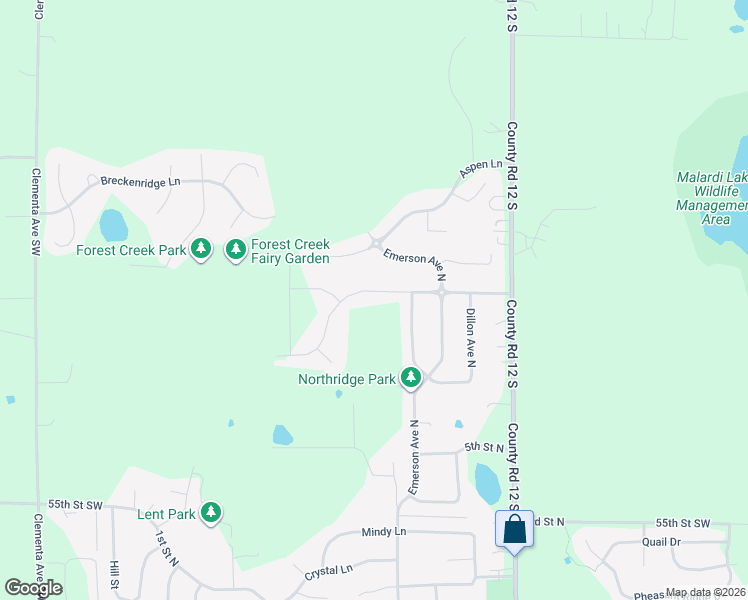 map of restaurants, bars, coffee shops, grocery stores, and more near 737 7th Street North in Montrose