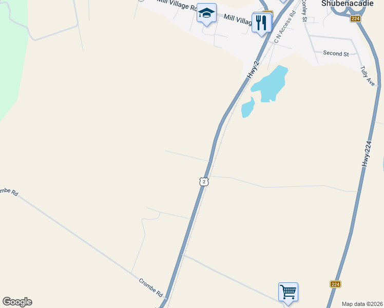 map of restaurants, bars, coffee shops, grocery stores, and more near 15 Havenwood Drive in Shubenacadie