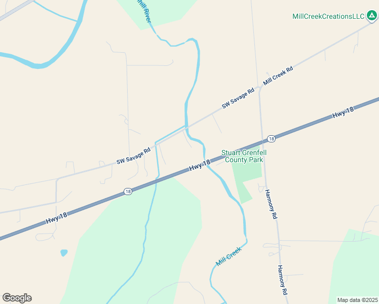 map of restaurants, bars, coffee shops, grocery stores, and more near 31713 Southwest Savage Road in Sheridan
