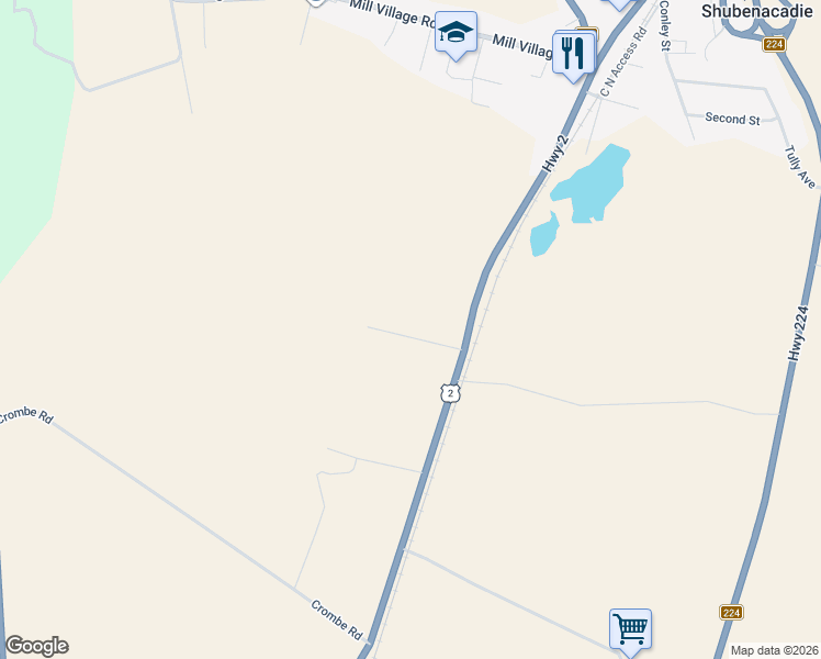 map of restaurants, bars, coffee shops, grocery stores, and more near 15 Havenwood Drive in Shubenacadie