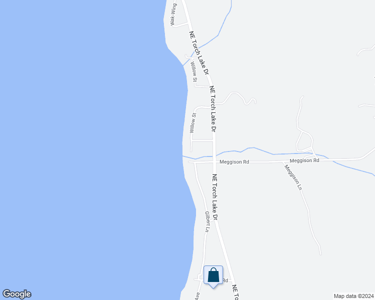 map of restaurants, bars, coffee shops, grocery stores, and more near 3037 Willow Street in Central Lake