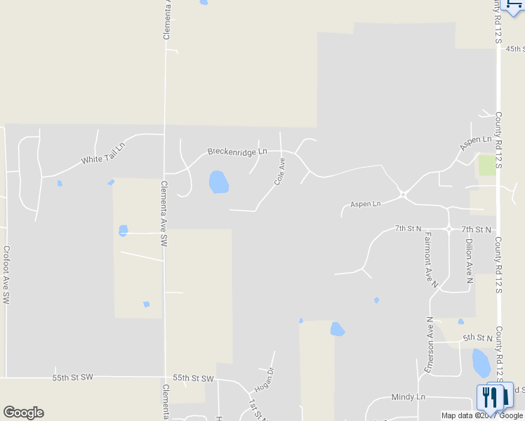 map of restaurants, bars, coffee shops, grocery stores, and more near 818 Cole Avenue in Montrose