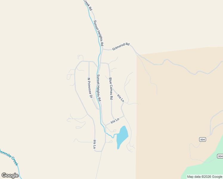 map of restaurants, bars, coffee shops, grocery stores, and more near Blue Camas Road in Salmon