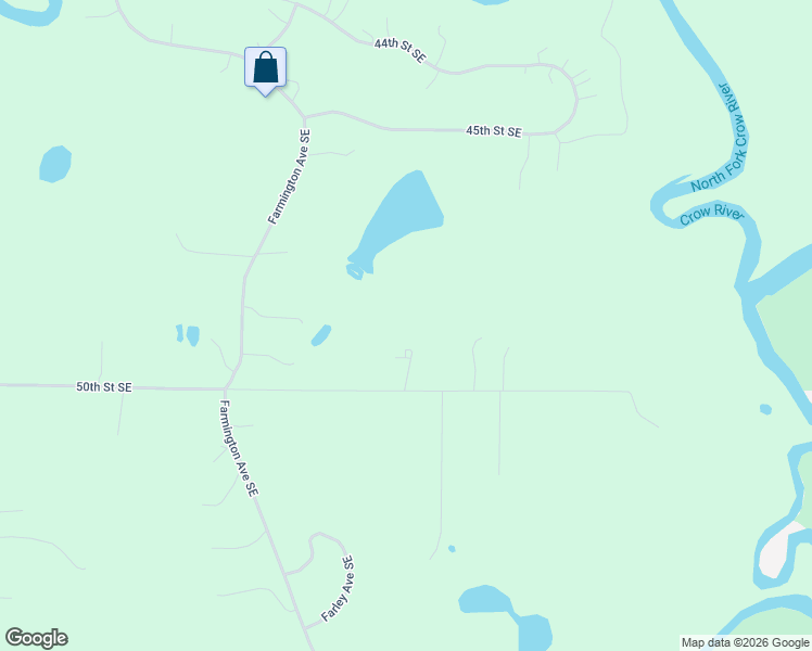 map of restaurants, bars, coffee shops, grocery stores, and more near 5556 50th Street Southeast in Delano