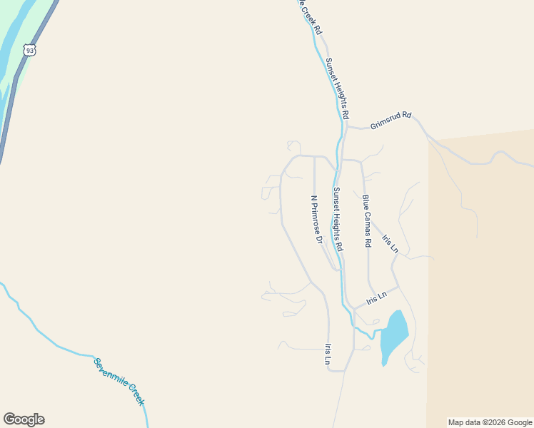 map of restaurants, bars, coffee shops, grocery stores, and more near Sunflower Road in Salmon