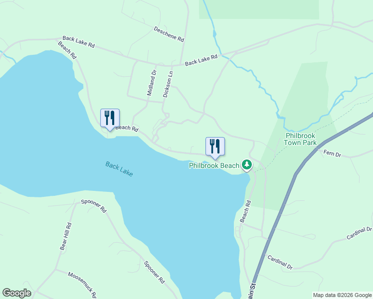 map of restaurants, bars, coffee shops, grocery stores, and more near 231 Beach Road in Pittsburg