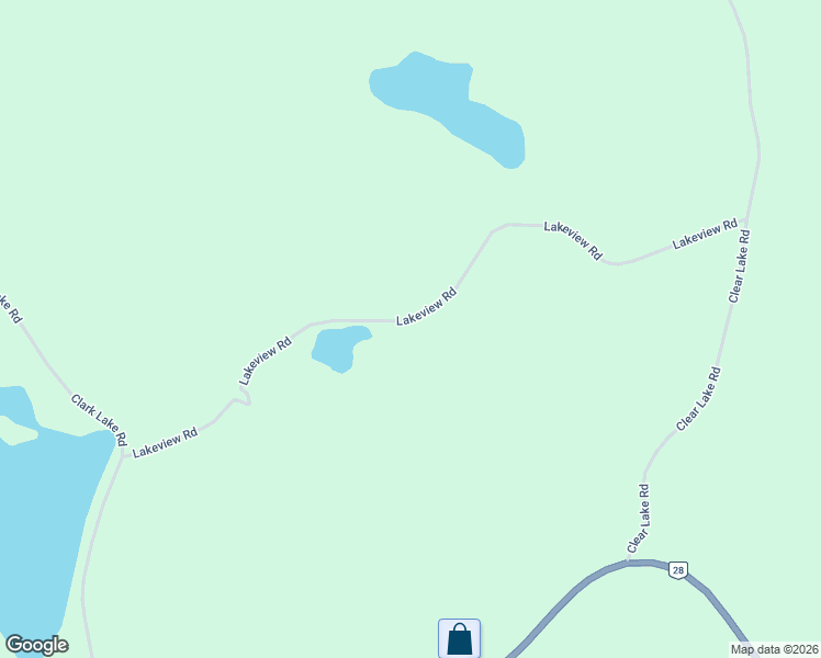 map of restaurants, bars, coffee shops, grocery stores, and more near 506 B Lakeview Road in Bancroft