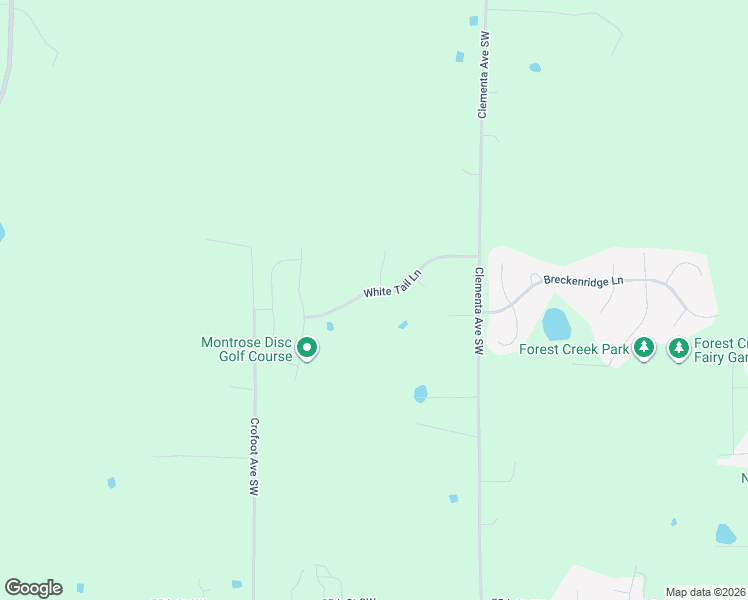 map of restaurants, bars, coffee shops, grocery stores, and more near 1053 White Tail Lane in Montrose