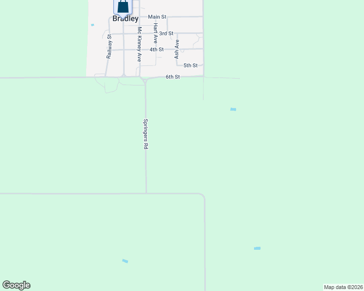 map of restaurants, bars, coffee shops, grocery stores, and more near in Bradley