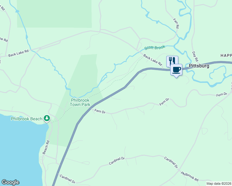 map of restaurants, bars, coffee shops, grocery stores, and more near 2558 North Main Street in Pittsburg