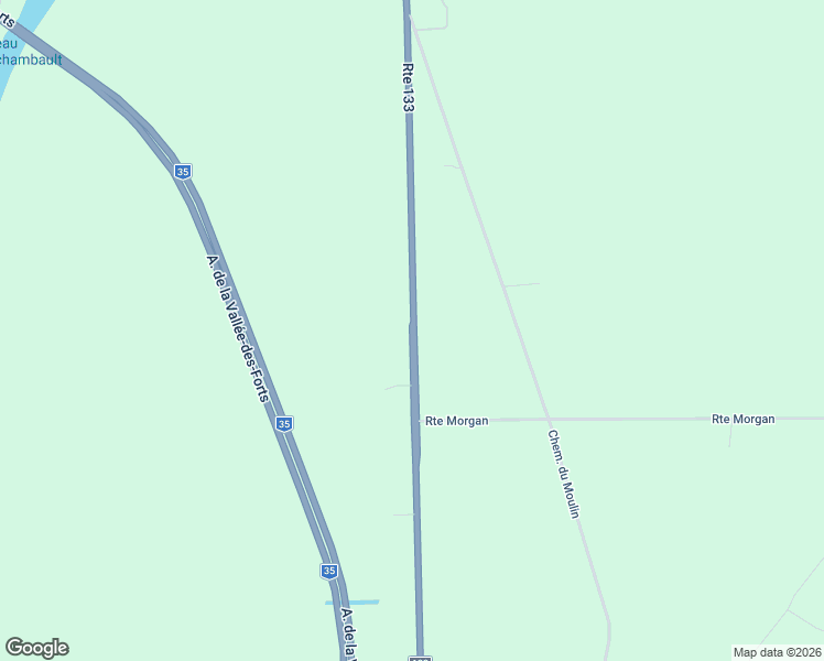 map of restaurants, bars, coffee shops, grocery stores, and more near 2126 Québec 133 in Sabrevois
