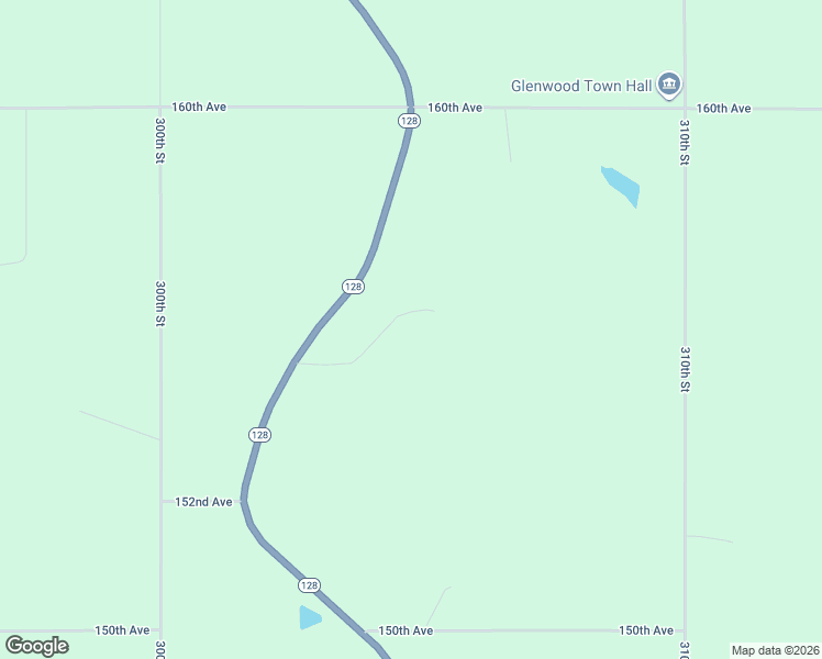 map of restaurants, bars, coffee shops, grocery stores, and more near 3047 155th Avenue in Glenwood City
