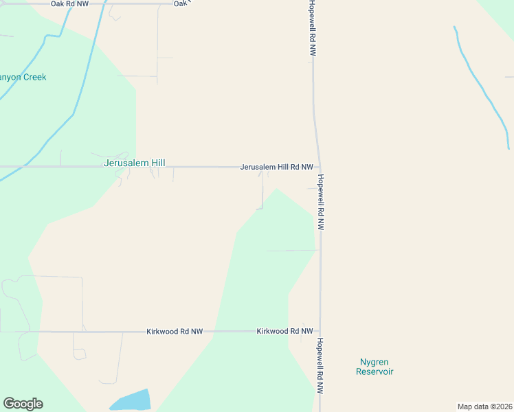 map of restaurants, bars, coffee shops, grocery stores, and more near 13760 Jerusalem Hill Road Northwest in Salem