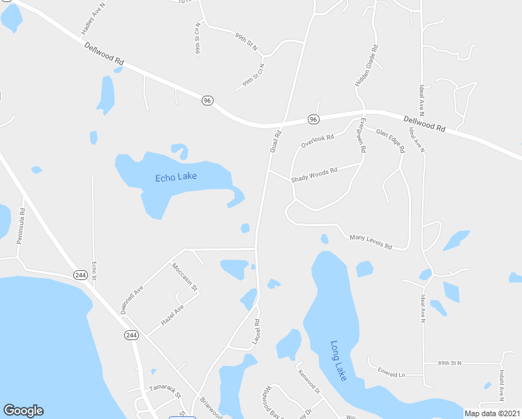 map of restaurants, bars, coffee shops, grocery stores, and more near 301 Quail Road in Dellwood