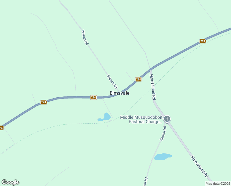 map of restaurants, bars, coffee shops, grocery stores, and more near 3 Branch Road in Middle Musquodoboit