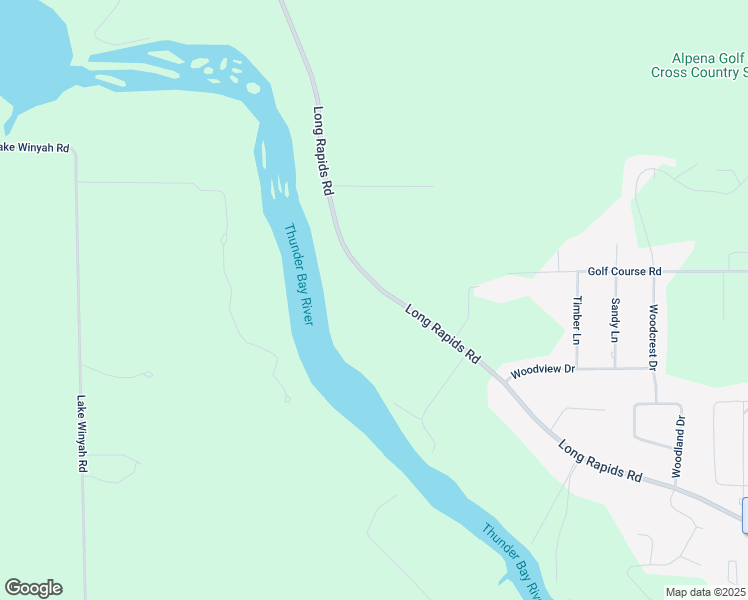 map of restaurants, bars, coffee shops, grocery stores, and more near 1715 Long Rapids Road in Alpena