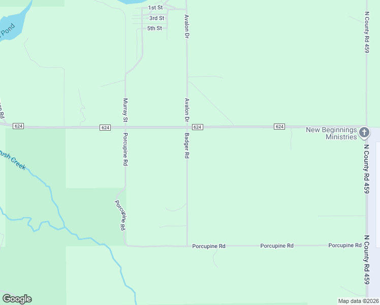 map of restaurants, bars, coffee shops, grocery stores, and more near 16895 Badger Road in Hillman