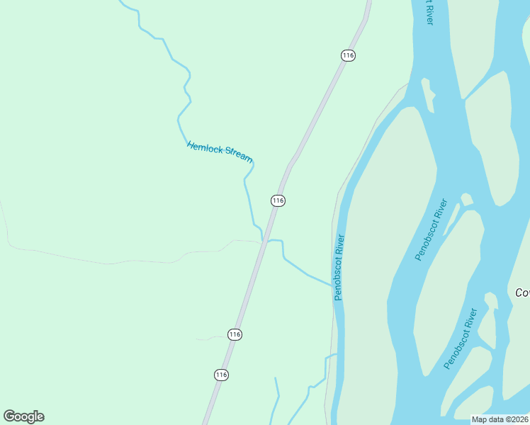 map of restaurants, bars, coffee shops, grocery stores, and more near Maine 116 in Argyle