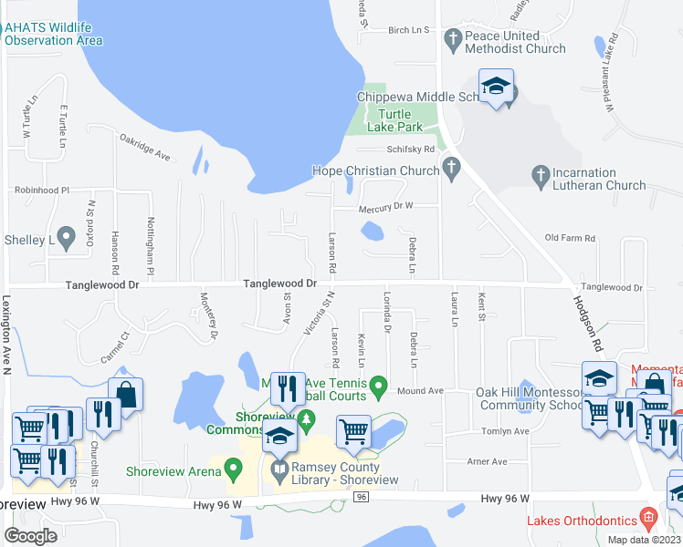 Walk Score Detail Map