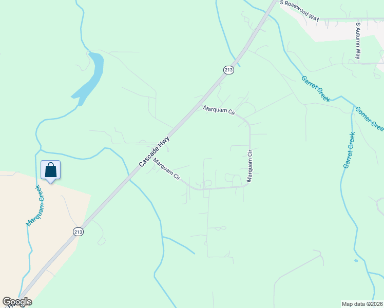 map of restaurants, bars, coffee shops, grocery stores, and more near 9831 Marquam Circle in Molalla