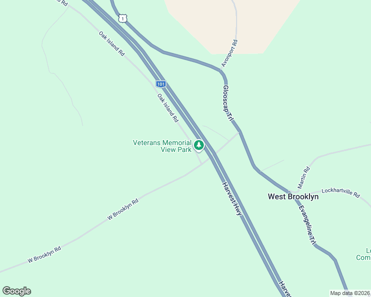 map of restaurants, bars, coffee shops, grocery stores, and more near 33 Oak Island Road in Wolfville