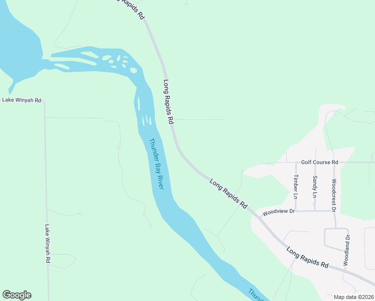 map of restaurants, bars, coffee shops, grocery stores, and more near 1484-1662 Long Rapids Road in Alpena