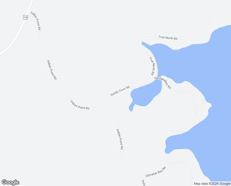 map of restaurants, bars, coffee shops, grocery stores, and more near Sandy Cove Road in Eagle Lake