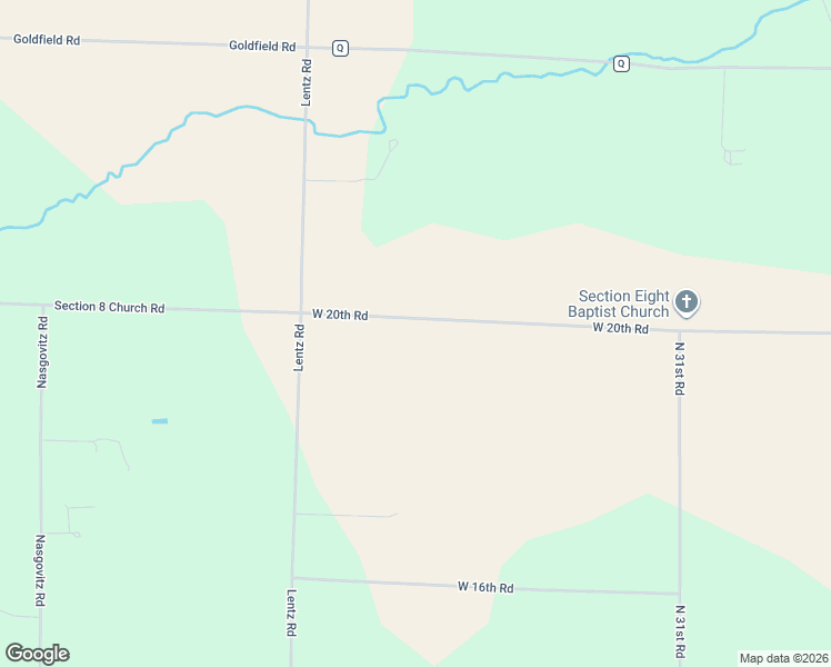 map of restaurants, bars, coffee shops, grocery stores, and more near W10299 West 20th Road in Pound