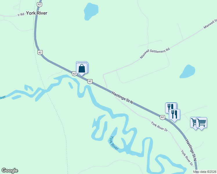 map of restaurants, bars, coffee shops, grocery stores, and more near 4 Maxwell Settlement Road in BANC