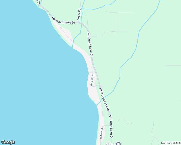 map of restaurants, bars, coffee shops, grocery stores, and more near 3703 Wakwing in Central Lake