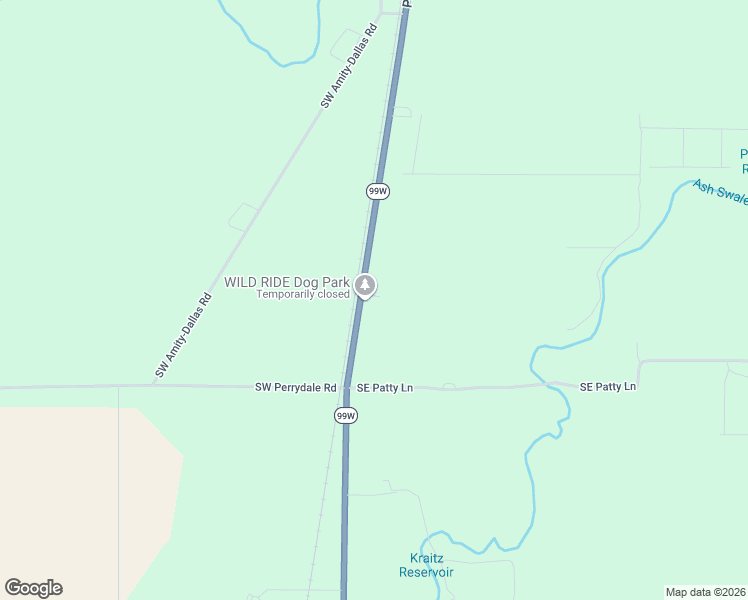 map of restaurants, bars, coffee shops, grocery stores, and more near 23625 South Highway 99W in Amity