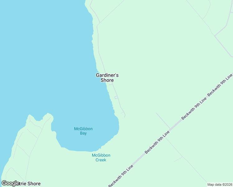 map of restaurants, bars, coffee shops, grocery stores, and more near 330 Gardiner Shore Lower Road in Gardiner's Shore