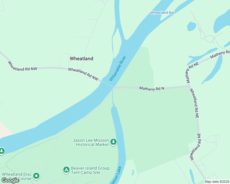 map of restaurants, bars, coffee shops, grocery stores, and more near Matheny Road North in Gervais