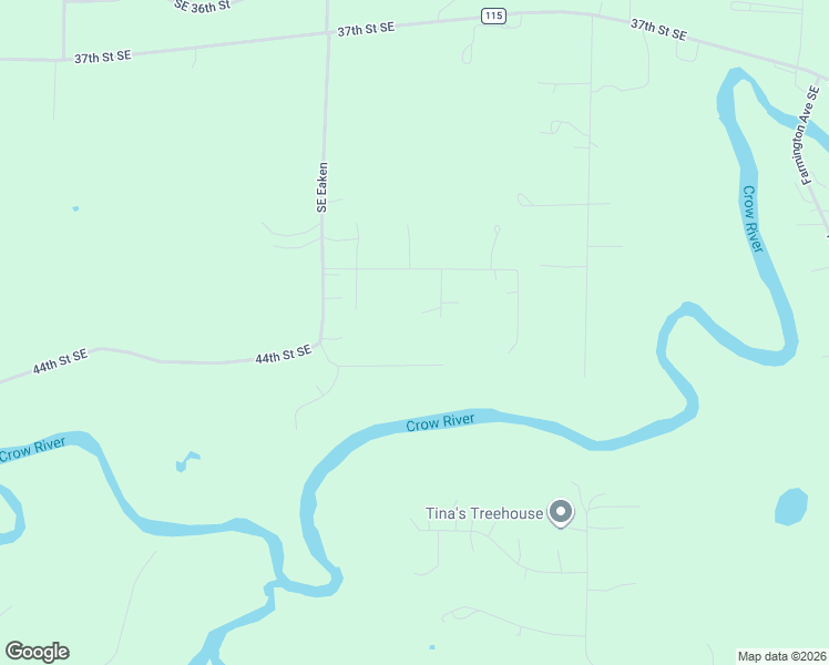 map of restaurants, bars, coffee shops, grocery stores, and more near 4219 Eaton Avenue Southeast in Delano