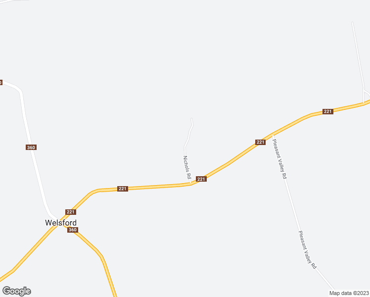 map of restaurants, bars, coffee shops, grocery stores, and more near Nichols Road in Berwick