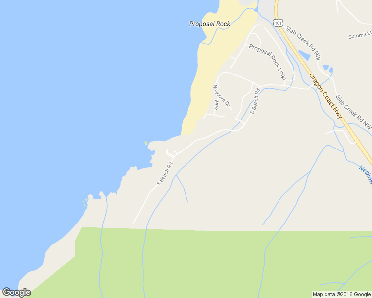 map of restaurants, bars, coffee shops, grocery stores, and more near 50100 South Beach Road in Neskowin