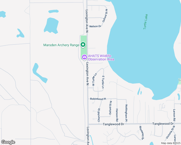 map of restaurants, bars, coffee shops, grocery stores, and more near 5014 Lexington Avenue North in Shoreview