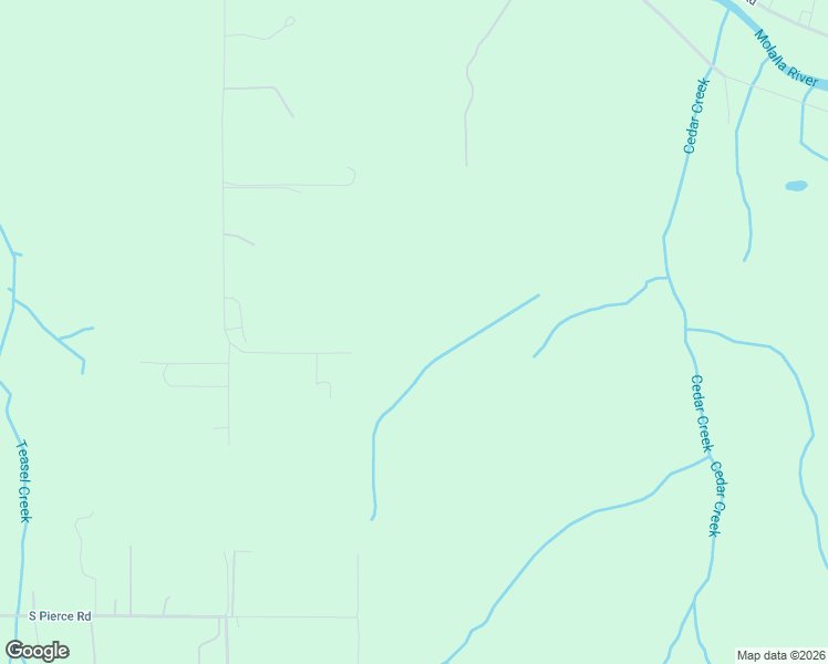 map of restaurants, bars, coffee shops, grocery stores, and more near South Ellis Road in Molalla