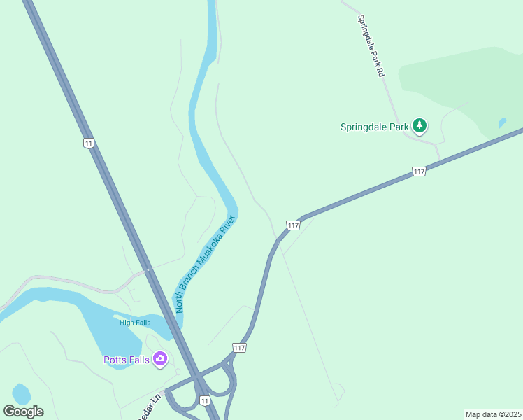 map of restaurants, bars, coffee shops, grocery stores, and more near 1019 Forrester Trail in Bracebridge