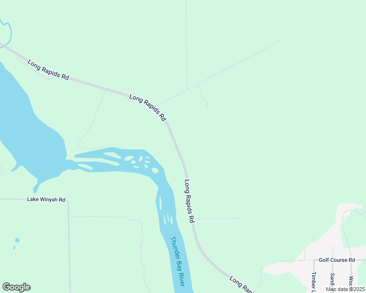 map of restaurants, bars, coffee shops, grocery stores, and more near 1715-2031 Long Rapids Road in Alpena