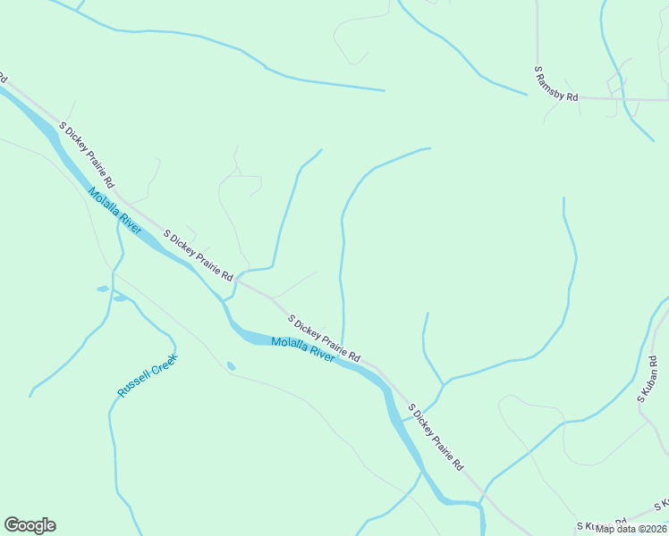 map of restaurants, bars, coffee shops, grocery stores, and more near 35454 South Dickey Prairie Road in Molalla