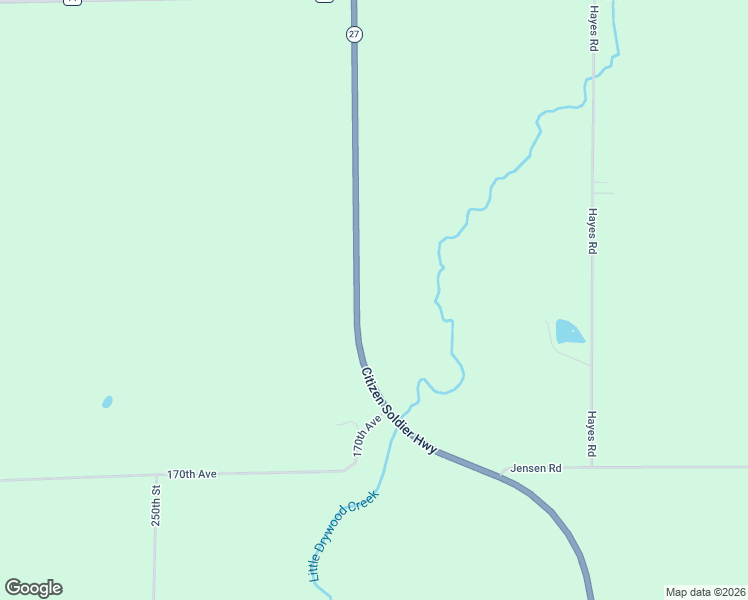 map of restaurants, bars, coffee shops, grocery stores, and more near 17355-17999 Highway 27 in Cornell