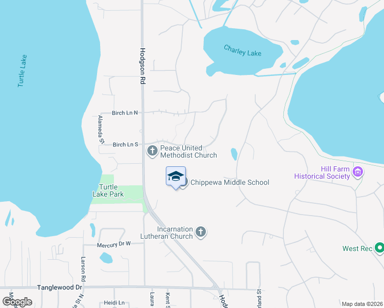 map of restaurants, bars, coffee shops, grocery stores, and more near 17 Cunningham Road in Saint Paul