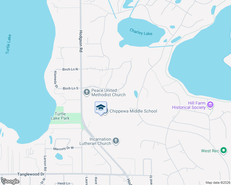 map of restaurants, bars, coffee shops, grocery stores, and more near 17 Cunningham Road in Saint Paul