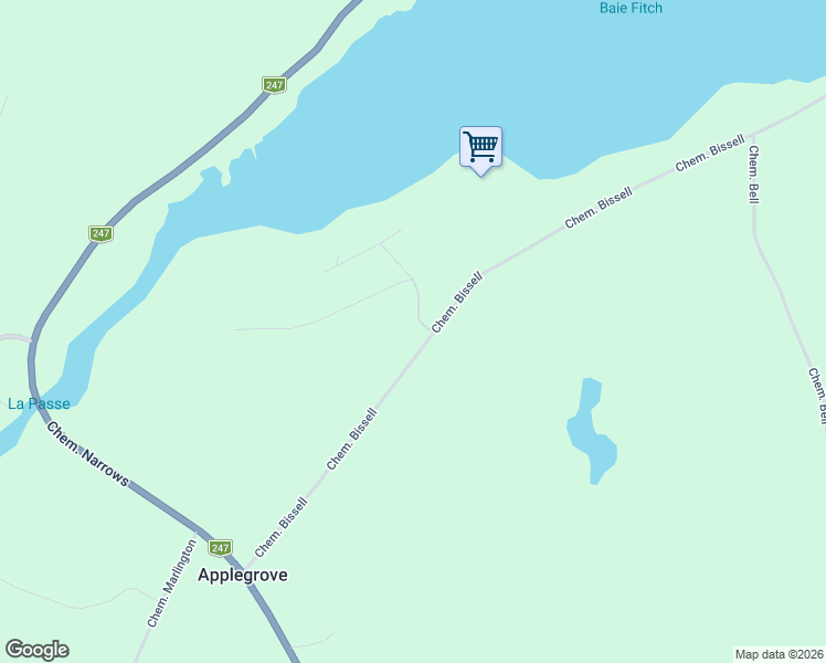 map of restaurants, bars, coffee shops, grocery stores, and more near 1 Chemin Baie des Hérons in Stanstead