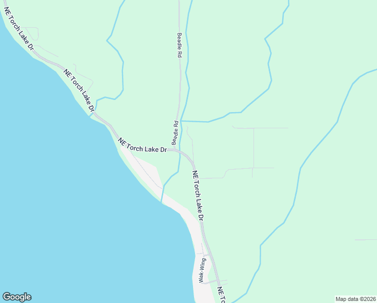 map of restaurants, bars, coffee shops, grocery stores, and more near 4056-4072 Northeast Torch Lake Drive in Central Lake