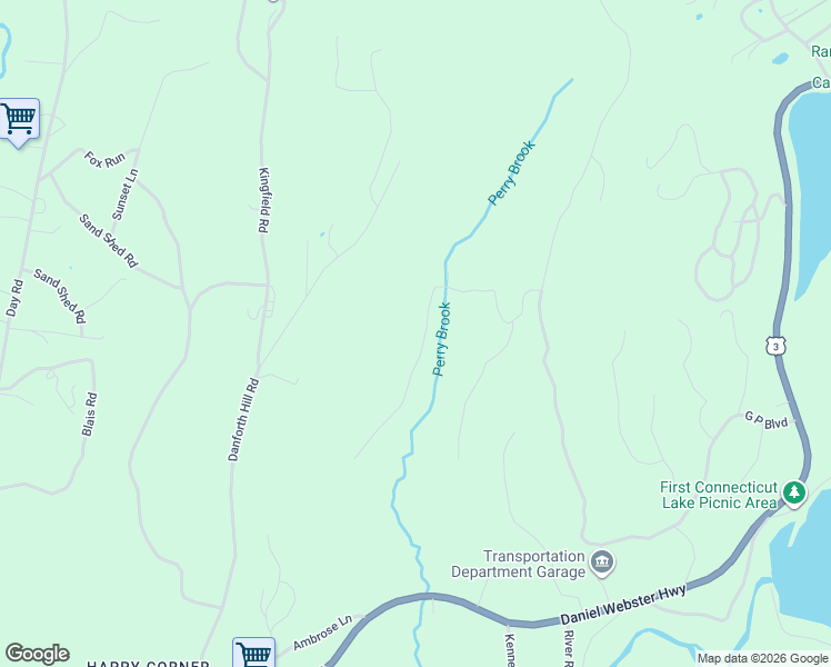 map of restaurants, bars, coffee shops, grocery stores, and more near 76 Gore Road in Pittsburg
