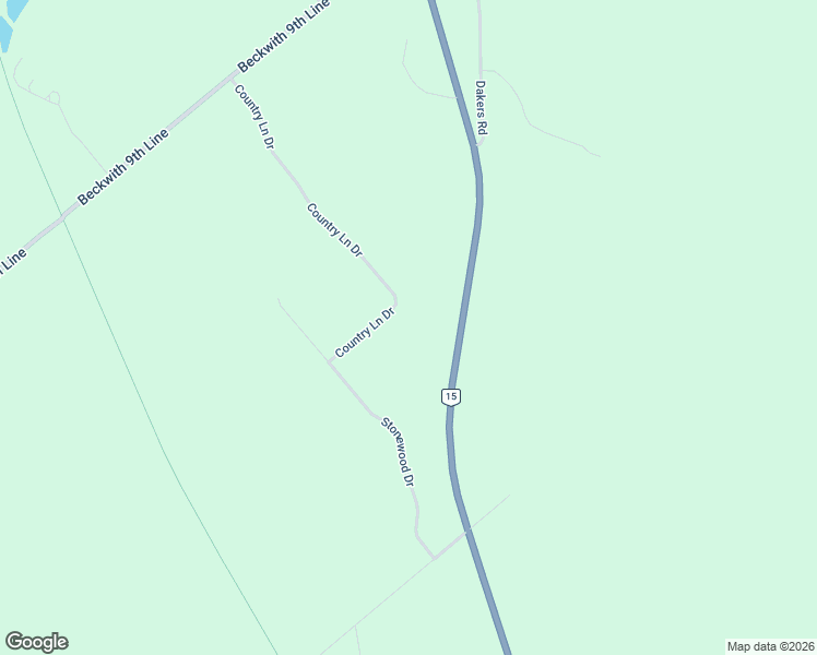 map of restaurants, bars, coffee shops, grocery stores, and more near 274 Country Lane Drive in Carleton Place