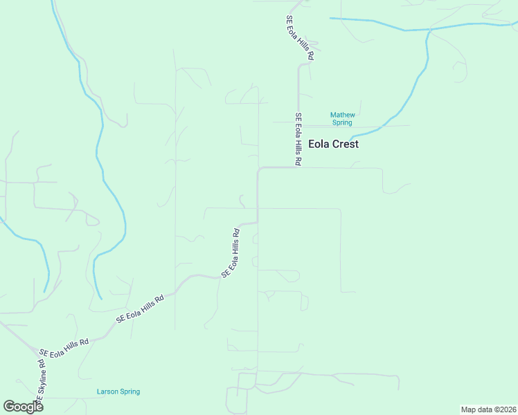 map of restaurants, bars, coffee shops, grocery stores, and more near 9590 Southeast Eola Hills Road in Amity